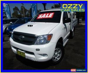 Classic 2007 Toyota Hilux KUN26R 07 Upgrade SR (4x4) White Manual 5sp M Cab Chassis for Sale