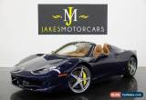 Classic 2013 Ferrari 458 Spider (1-OWNER) for Sale