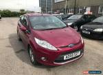 2009 Ford Fiesta Hatch 5Dr 1.4 96 Zetec 5 Petrol red Manual for Sale