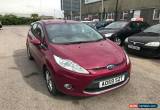 Classic 2009 Ford Fiesta Hatch 5Dr 1.4 96 Zetec 5 Petrol red Manual for Sale