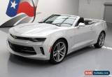 Classic 2017 Chevrolet Camaro LT Convertible 2-Door for Sale