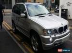 BMW x5 3.0i sport e53 manual silver petrol very good condition Low Milage for Sale