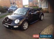 2005 VOLKSWAGEN BEETLE CABRIOLET BLACK for Sale