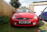 Classic Street KA Convertible Sports Car Red 2004 1.6 for Spares or Repair no MOT for Sale