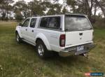 2010 NAVARA D22 STR TWIN CAB UTE WITH CANOPY for Sale
