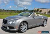 Classic 2013 Bentley Continental GT Convertible for Sale