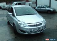 2008 VAUXHALL ZAFIRA BREEZE CDTI SILVER for Sale