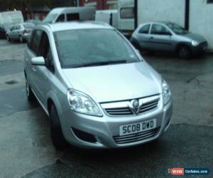 Classic 2008 VAUXHALL ZAFIRA BREEZE CDTI SILVER for Sale