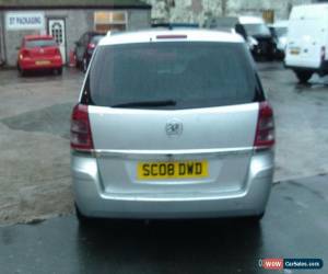 Classic 2008 VAUXHALL ZAFIRA BREEZE CDTI SILVER for Sale