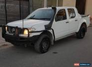 2008 NISSAN NAVARA RX DUAL CAB 2.5L TURBO DIESEL 4X4 DAMAGED REPAIR NO RESERVE for Sale