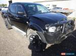 12/2014 MITSUBISH TRITON MN DUAL CAB 4WD 2.5L TURBO DIESEL M UTE DAMAGED DRIVES for Sale