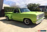 Classic 1974 Dodge D100 Stepside Pickup for Sale