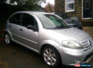 2008 CITROEN C3 EXCLUSIVE PLUS HDI SILVER 73500 miles 2 owner car Bargain  for Sale