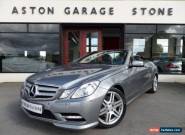 2012 12 MERCEDES-BENZ E CLASS 1.8 E250 CGI BLUEEFFICIENCY SPORT ED125 AUTO CONVE for Sale