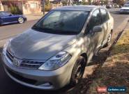 Damaged 2010 Nissan Tiida repairable write off for Sale