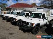 2010 Toyota Landcruiser VDJ79R 09 Upgrade GXL (4x4) White Manual 5sp M for Sale