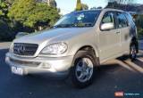 Classic 2002 Mercedes-Benz ML 270 Cdi (No RWC) for Sale