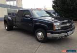 Classic 2003 Chevrolet Silverado 3500 Dually Extended Cab Truck, Vortec 8100 Petrol for Sale