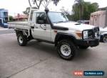 2010 Toyota Landcruiser VDJ79R 09 Upgrade GX (4x4) White Manual 5sp M for Sale