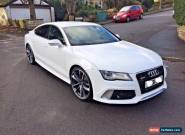 61 REG AUDI A7 3.0 TDI S LINE AUTO IN WHITE FULL RS7 CONVERSION REPLICA MAY PX for Sale