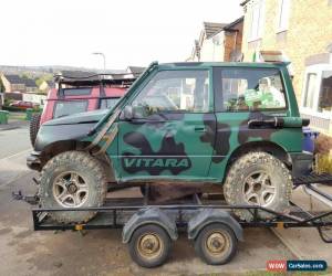 Classic Suzuki vitara 1.6 1999 off roader with twin axle trailer  for Sale