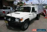 Classic 2010 Toyota Landcruiser VDJ79R 09 Upgrade Workmate (4x4) White Manual 5sp M for Sale