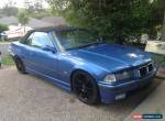 1998 BMW E36 328i CONVERTIBLE - M Sport Individual Estoril Blue **URGENT SALE** for Sale