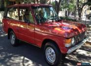 1977 - Land Rover - Range Rover for Sale