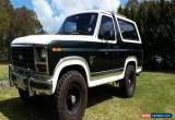 Classic 1985 Ford Bronco Manual 4x4 for Sale