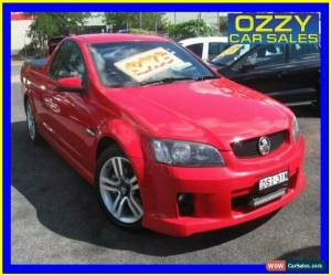 Classic 2008 Holden Commodore VE MY09.5 SV6 60th Anniversary Red Manual 6sp M Utility for Sale