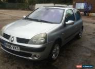 2005 RENAULT CLIO DYNAMIQUE 16V SILVER for Sale