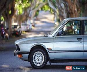 Classic BMW 528i Manual. built January 1982. Australian delivered. Low Kms. Books for Sale