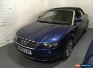 Audi A4 Cabriolet 3.0L V6, Sport, Auto 2002(Private Reg Included Excellent for Sale