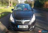 Classic 2008 VAUXHALL CORSA SRI 1.6 TURBO A/C BLACK 5 DOOR HATCHBACK for Sale