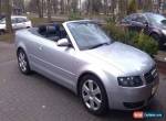 2003 AUDI A4 SPORT CABRIOLET AUTO SILVER  10 MONTH MOT for Sale