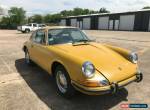 1971 Porsche 911 1-owner 1971 911T coupe project, gold  NO RESERVE! for Sale