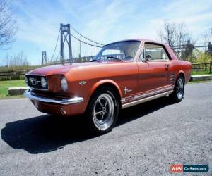 Classic 1966 Ford Mustang EmberGlo Coupe AC for Sale