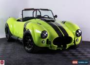 1965 Shelby RT3 Backdarft  Roadster for Sale