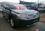 Classic 2012 Toyota Kluger GSU40R MY11 Upgrade KX-R (FWD) 7 Seat Charcoal Grey 5sp A for Sale