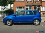 2009 AUTOMATIC Blue NISSAN NOTE 1.6 ACENTA 5DR + A/C, Bluetooth + 12 months MOT for Sale