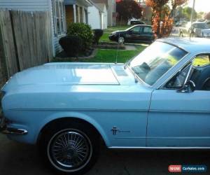 Classic 1966 Ford Mustang blue  white for Sale