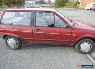 1987 VOLKSWAGEN POLO CL RED,project car,Spares or Repair,Rusty,Runs,Drives.. for Sale