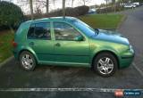 Classic 2001 VOLKSWAGEN GOLF TDI SE GREEN for Sale