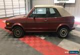 Classic 1982 Volkswagen Rabbit Cabriolet for Sale