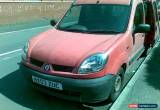 Classic 2003 RENAULT KANGOO AUTHENTIQUE DCI 80 RED for Sale