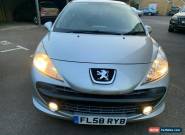 2008 PEUGEOT 207 DIESEL HATCHBACK 1.6 HDi 90 SPORT 5DR MANUAL, 49K MILES, 2 KEYS for Sale