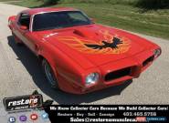 1973 Pontiac Trans Am 455 - Auto, AC, Red Ext, Black Interior, Restored for Sale