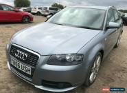 2007 AUDI A3 SPORTBACK 2.0 TDI QUATTRO S-LINE-AUTO NAV+LEATHER REALLY RARE MODEL for Sale