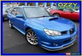 Classic 2006 Subaru Impreza MY06 WRX Club Spec EVO 9 Blue Manual 5sp M Sedan for Sale