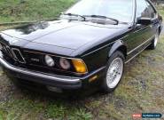 1988 BMW M6 M6 for Sale